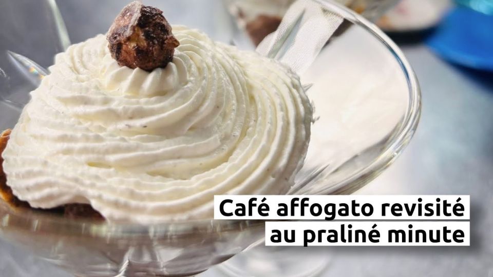 A feu doux : Avec Amour #05 Café affogato revisité au praliné minute