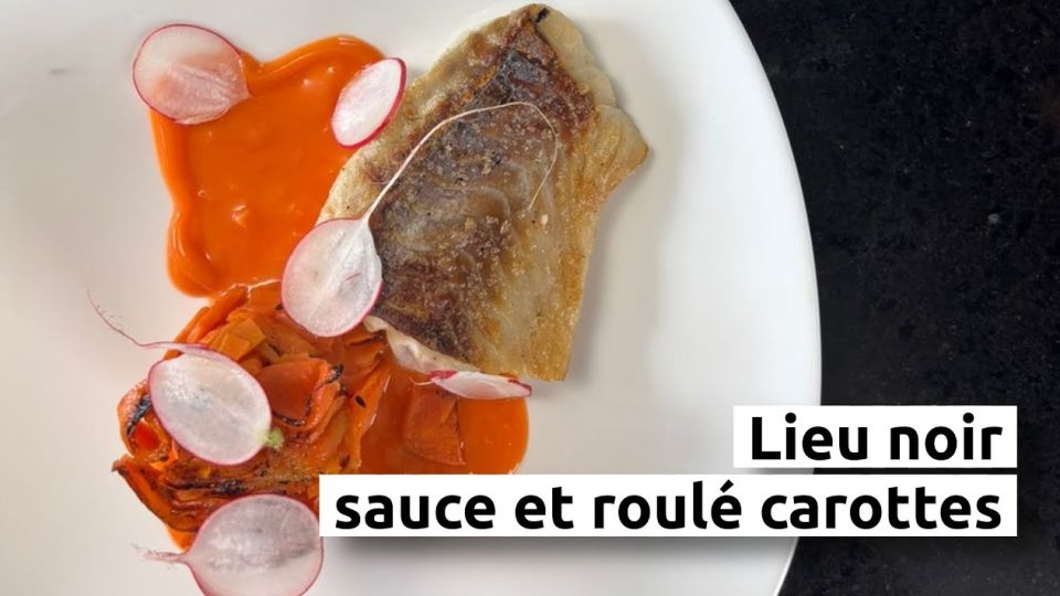 A feu doux : Racines #4 Lieu noir, sauce et roulé carottes