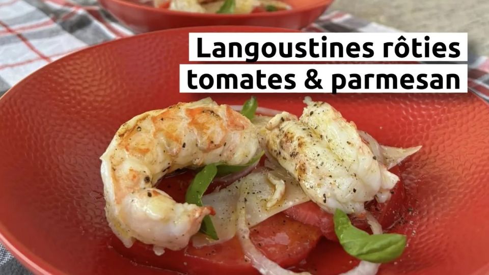 A feu doux : Mimi Cuisine #01 Langoustines rôties & tomates-parmesan
