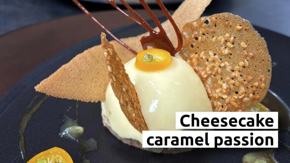 A feu doux : Le Bistrot 25 #05 Cheesecake et caramel passion