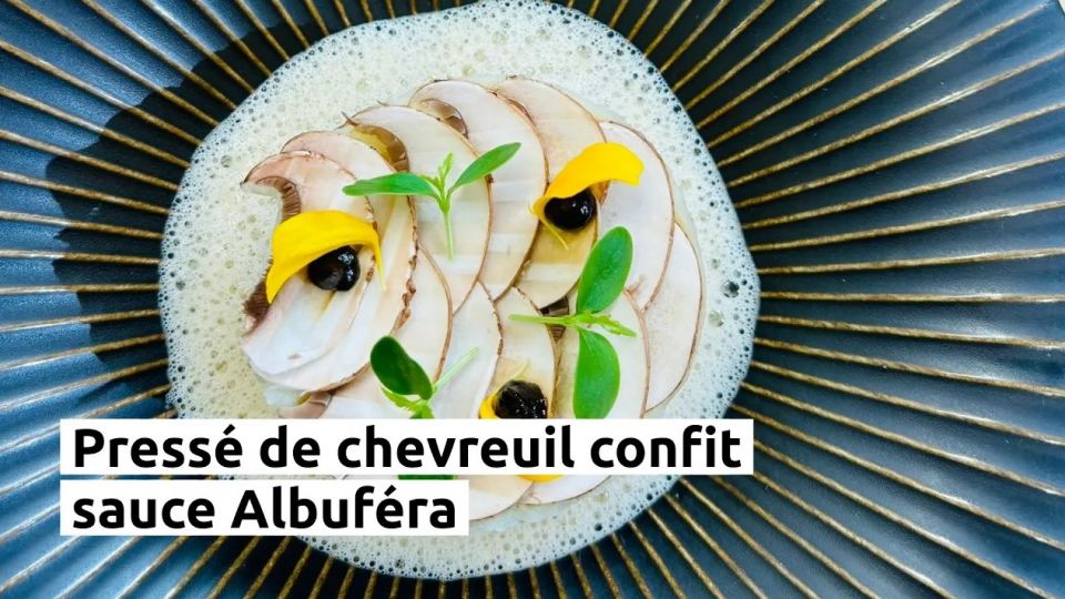 A feu doux : Maison Grandclaude #04 Pressé de chevreuil confit & sauce Albuféra