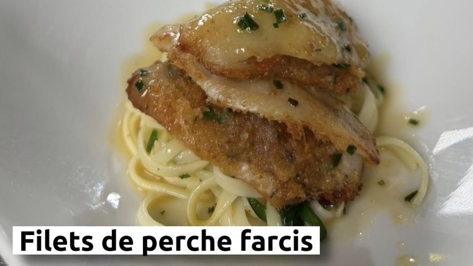 A feu doux : L'Hostellerie du Prieuré #3 Filets de perche farcis