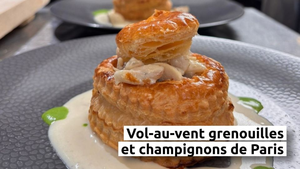 A feu doux : La Vigotte #02 Vol-au-vent aux cuisses de grenouilles et champignons de Paris