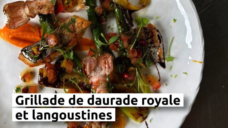 A feu doux : La Résidence #3 Grillade de Daurade Royale et Langoustines