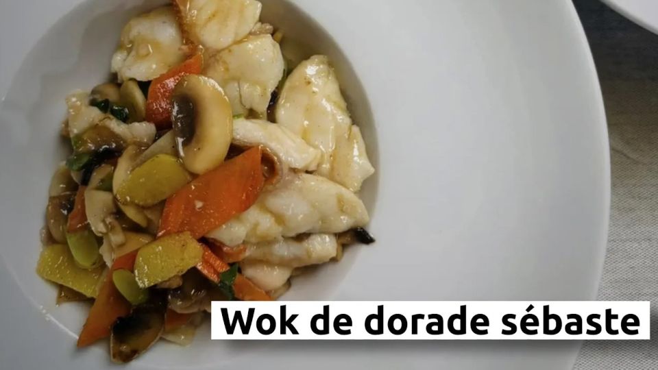 A feu doux : La Jonque d'Or #3 Wok de dorade sébaste