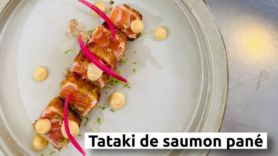 À feu doux : L'Atelier #2 Tataki de saumon pané