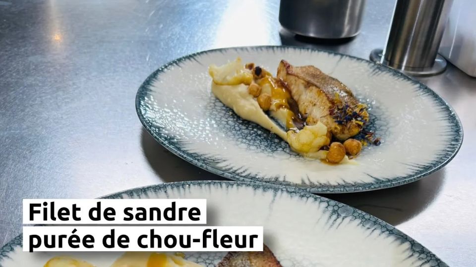 À feu doux : L'Atelier #4 Filet de sandre & purée de chou-fleur