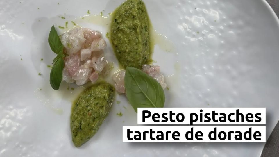 A feu doux : Le S'Y #02 Pesto pistaches et tartare de dorade