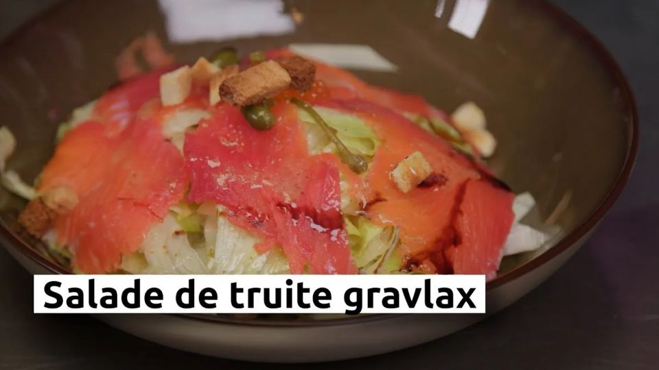 A feu doux : Au Bon Gîte #02 Salade de truite gravlax