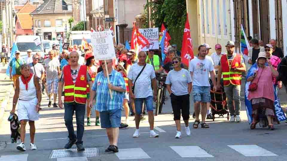 150 personnes à Saint-Dié pour la 14e mobilisation contre la réforme des retraites</BR>