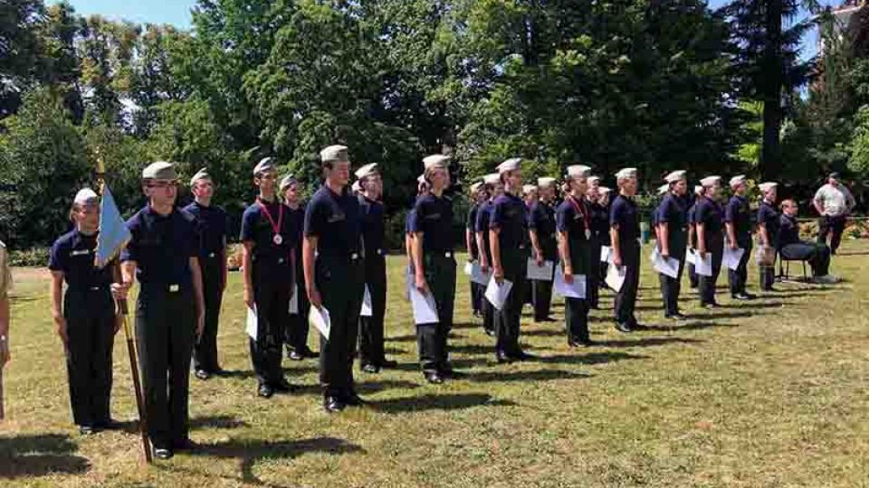 Remise de diplômes pour les cadets de La Défense </BR>