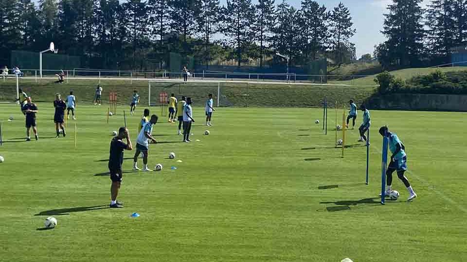 Les joueurs du FC Metz sont en stage à Vittel </BR>