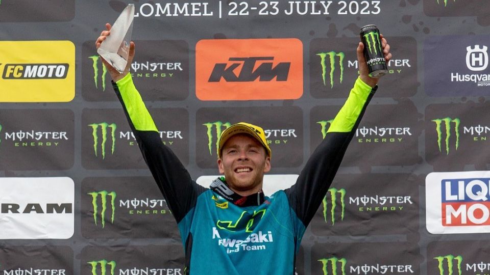 Motocross : Romain Febvre gagne un quatrième GP d’affilée en Belgique</BR>