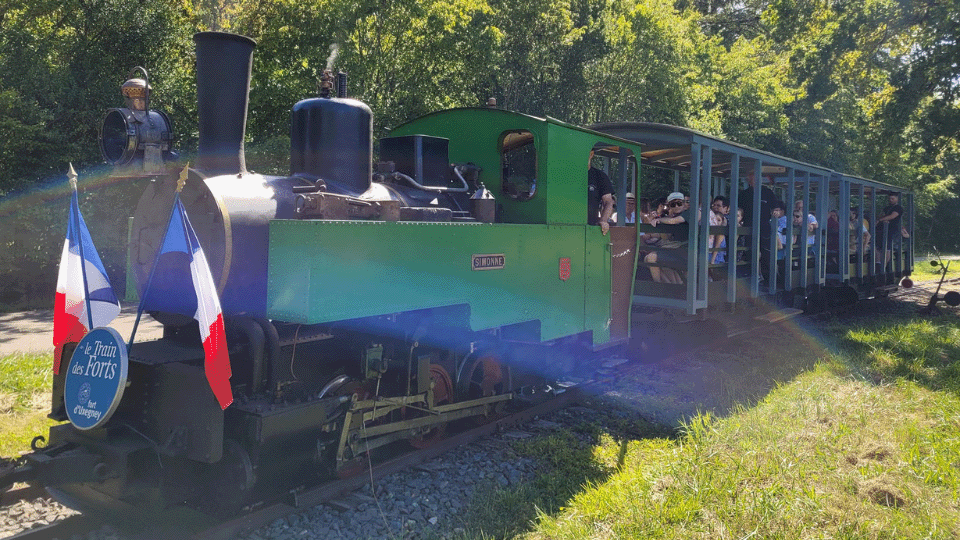 Le train des forts entre Uxegney et de Bois l’Abbé a repris du service</BR>