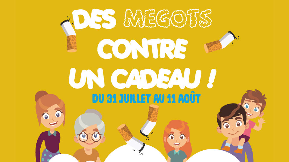 Vosgelis reconduit l'action « Des mégots contre un cadeau »</BR>