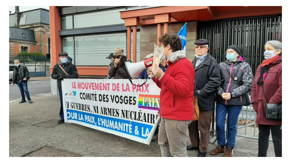 Les prochains RDV du Mouvement de la Paix dans les Vosges