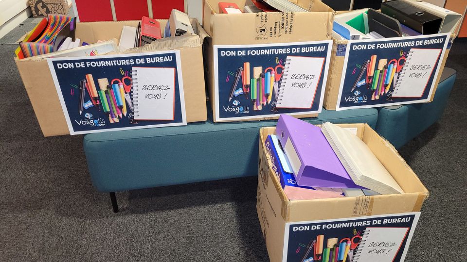 Des fournitures de bureaux en libre-service pour les locataires de Vosgelis