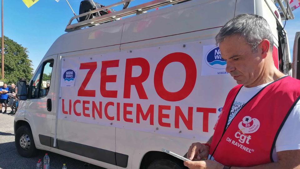 Nestlé Waters : 350 salariés mobilisés à Vittel pour le 