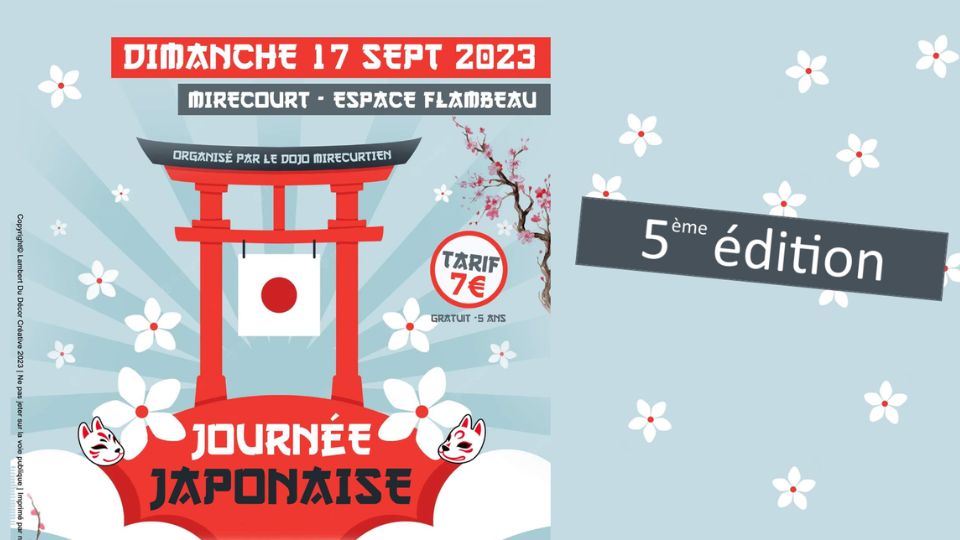 Journée Japonaise du Dojo Mirecurtien à Mirecourt le 17 septembre