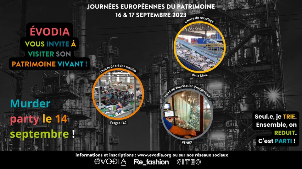 Murder Party à Evodia pour les Journées Européennes du Patrimoine