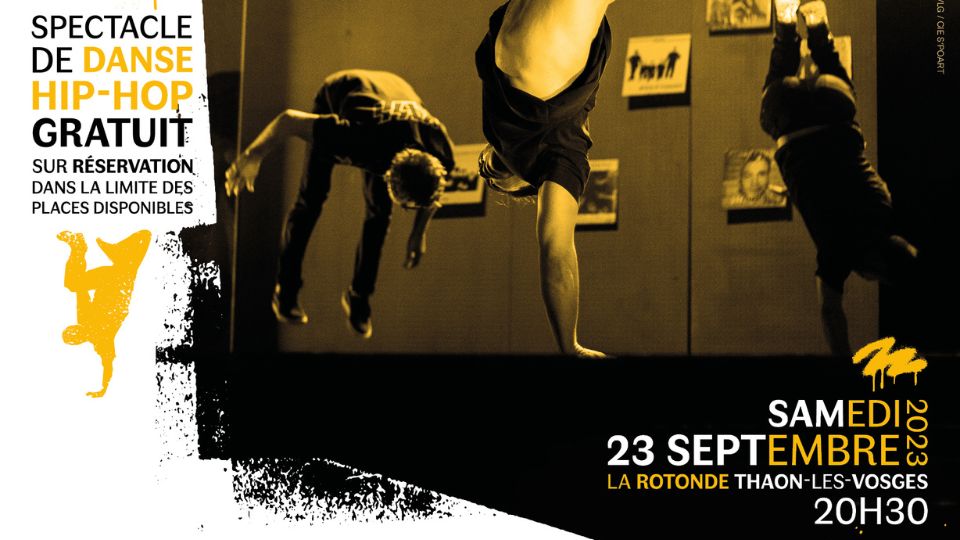 Spectacle de danse Hip Hop gratuit le 23 septembre à La Rotonde