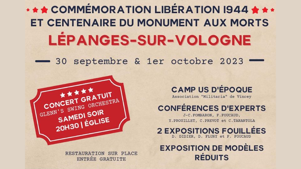 Week-end commémoratif à Lépanges sur Vologne