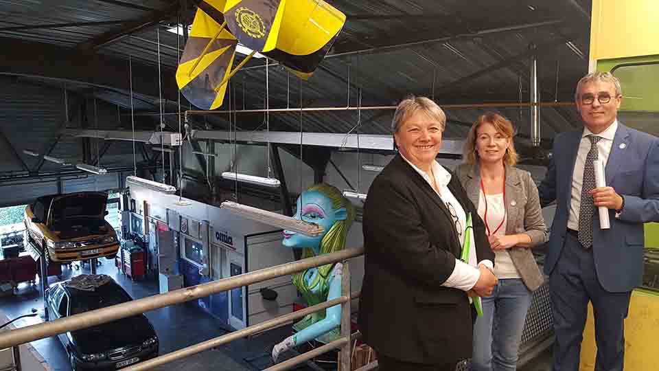 La Préfète des Vosges rencontre les apprentis du CFA Pôle de Métiers