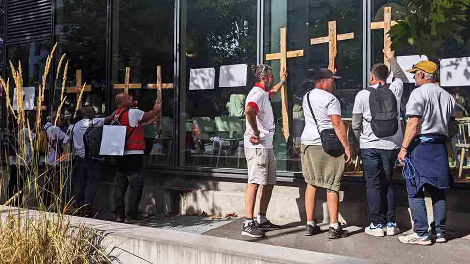 Nestlé Waters : au lendemain d’un déplacement au siège France, la grève se poursuit