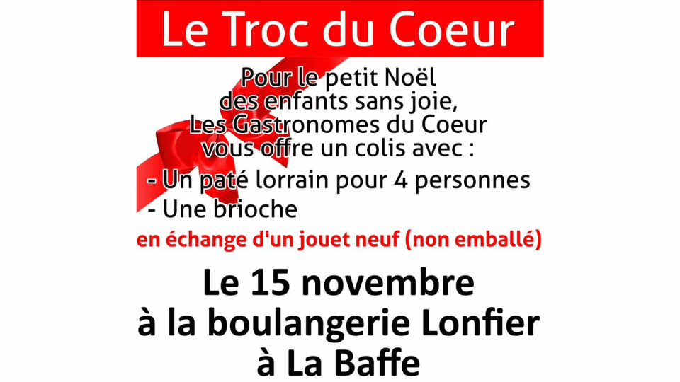 Le troc du cœur : un jouet pour un colis gourmand