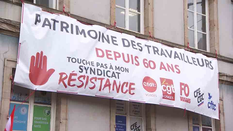 Epinal : les syndicats devraient pouvoir rester à la bourse du travail