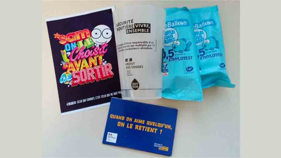 Réveillon de la St-Sylvestre : des kits de prévention Alcool pour les organisateurs de soirée