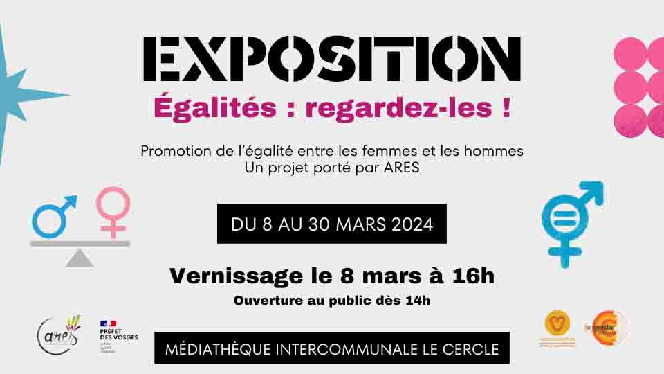 Expo photo « Égalités : regardez-les » du 8 au 30 mars à Remiremont