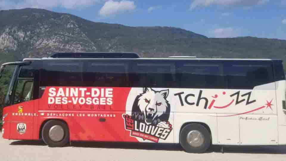 Un bus pour aller soutenir les Louves de Saint-Dié-des-Vosges contre Romans 