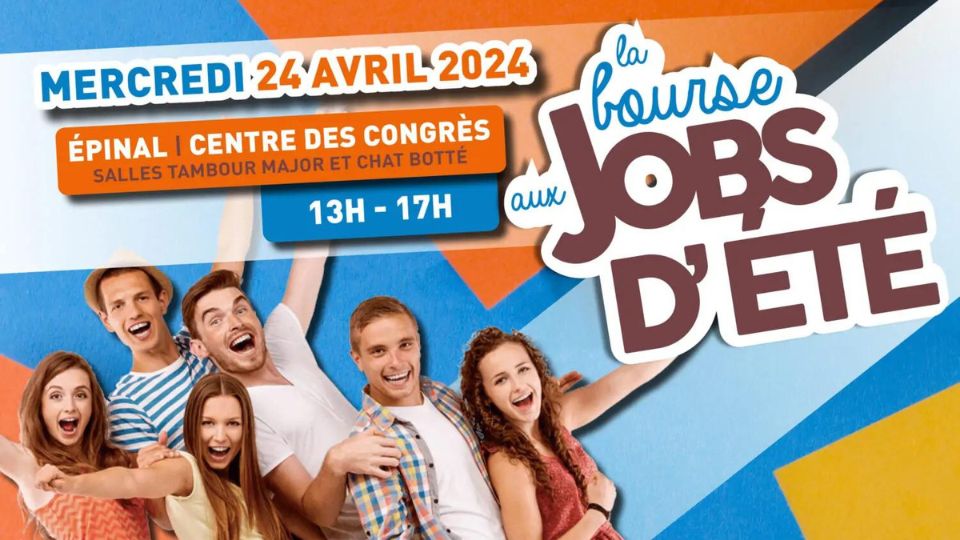 La bourse aux jobs d’été d'Epinal revient le 24 avril