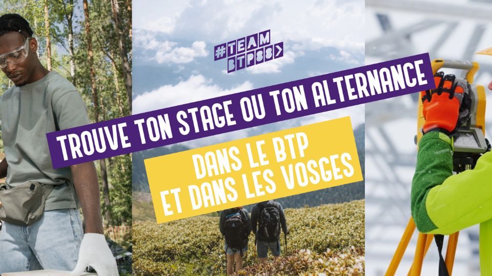 La Team BTP 88 ouvrent leurs portes aux jeunes vosgiens de 2nd pour leur stage obligatoire en juin