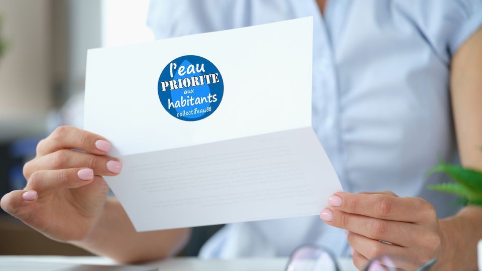 Lettre ouverte du Collectif Eau 88 à la présidente de la Commission locale de l'Eau