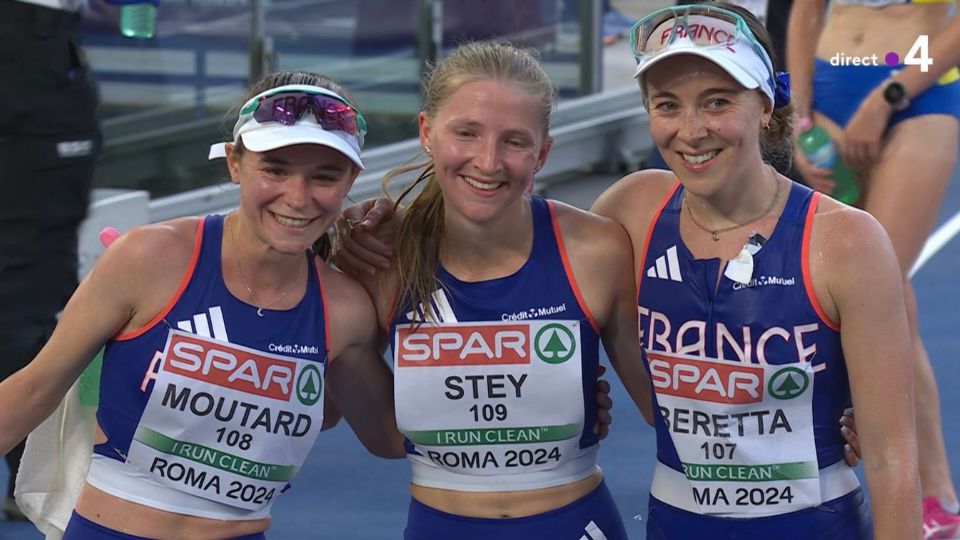 Clémence Beretta, 7ème des Championnats d’Europe sur le 20km marche à Rome.