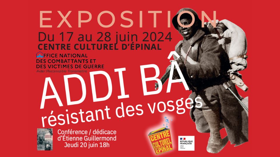 Exposition/conférence en hommage à Addi Bâ, tirailleur-résistant au Centre Culturel d’Epinal