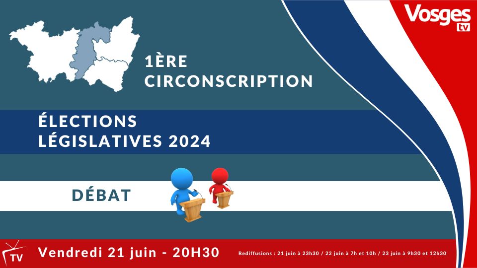 Élections législatives : débat de la 1ère circonscription vendredi à 20h30