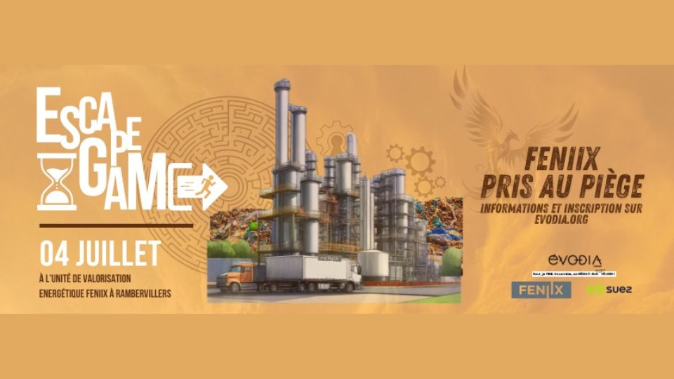 Evodia propose un escape game gratuit au grand public à Rambervillers le 4 juillet