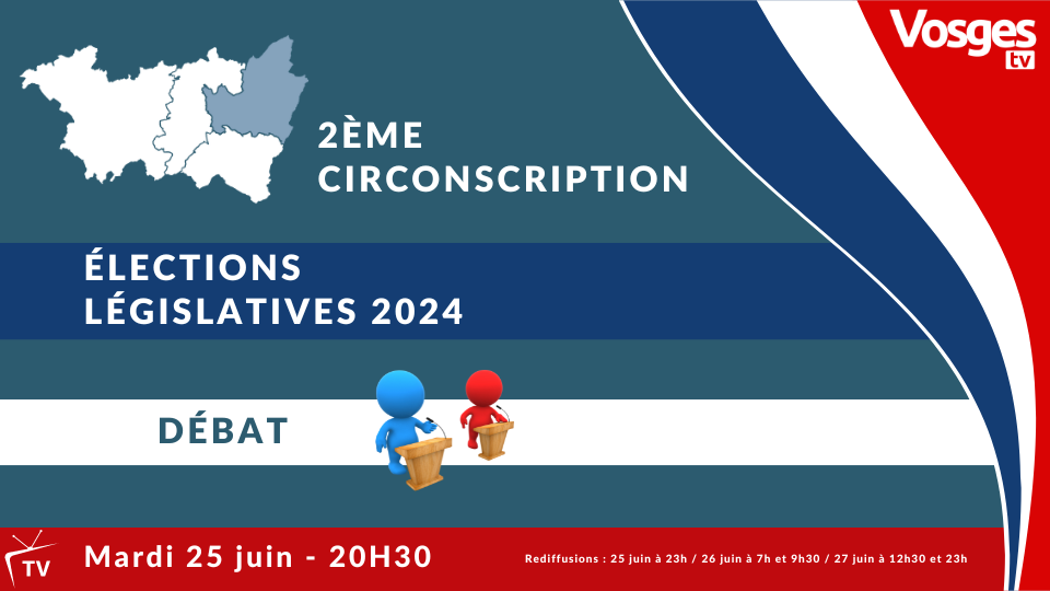 Élections législatives : débat de la 2ème circonscription mardi 25 juin à 20h30