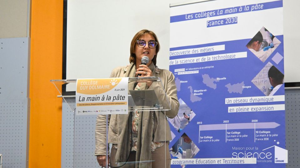 Le Collège Guy Dolmaire de Mirecourt rejoint les collèges La main à la pâte