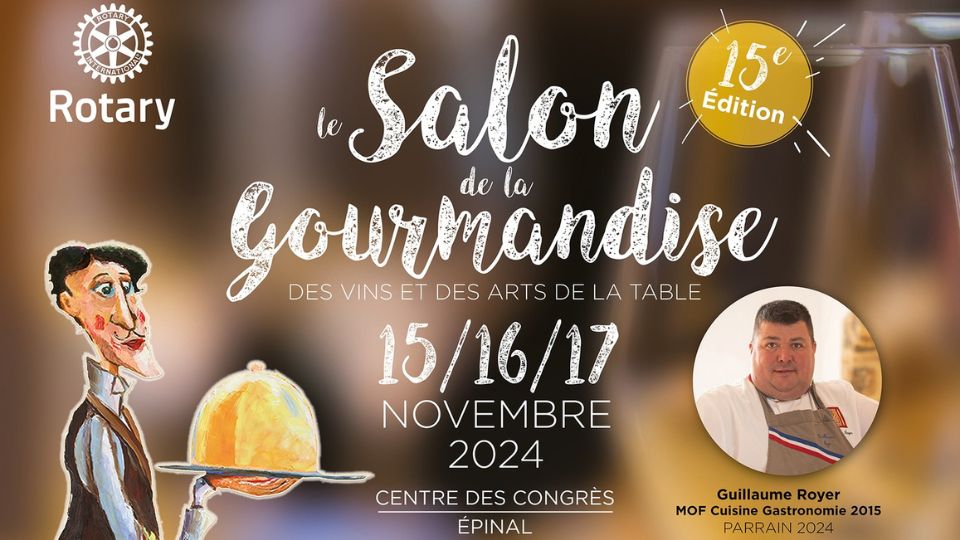 Guillaume Royer sera le parrain de l'édition 2024 du Salon de la Gourmandise
