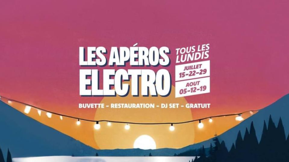 Première édition des Apéros Électro à Gérardmer cet été