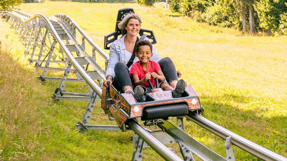 Ouverture de la nouvelle luge sur rail à La Schlucht