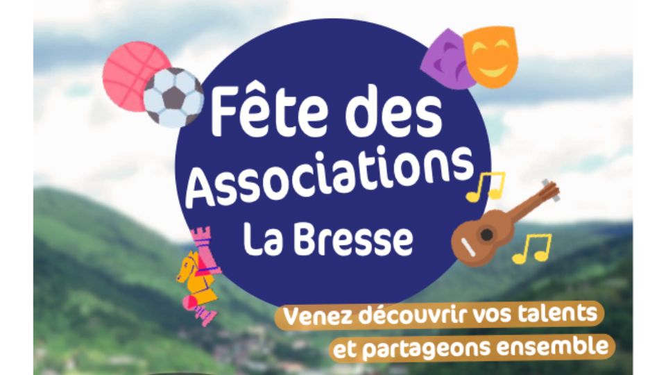 Fête des associations le 7 septembre à La Bresse