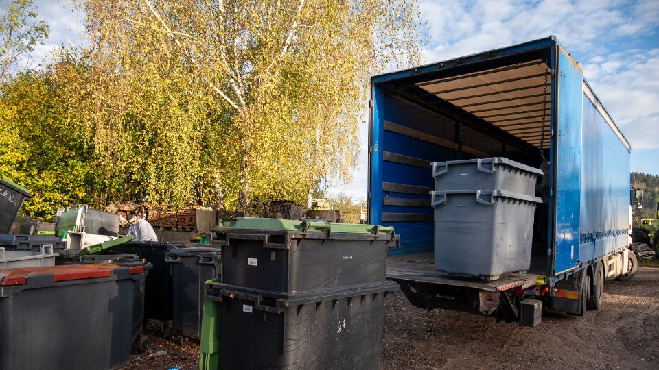 Valorisation des anciens bacs de collecte des ordures ménagères à Saint-Dié-des-Vosges