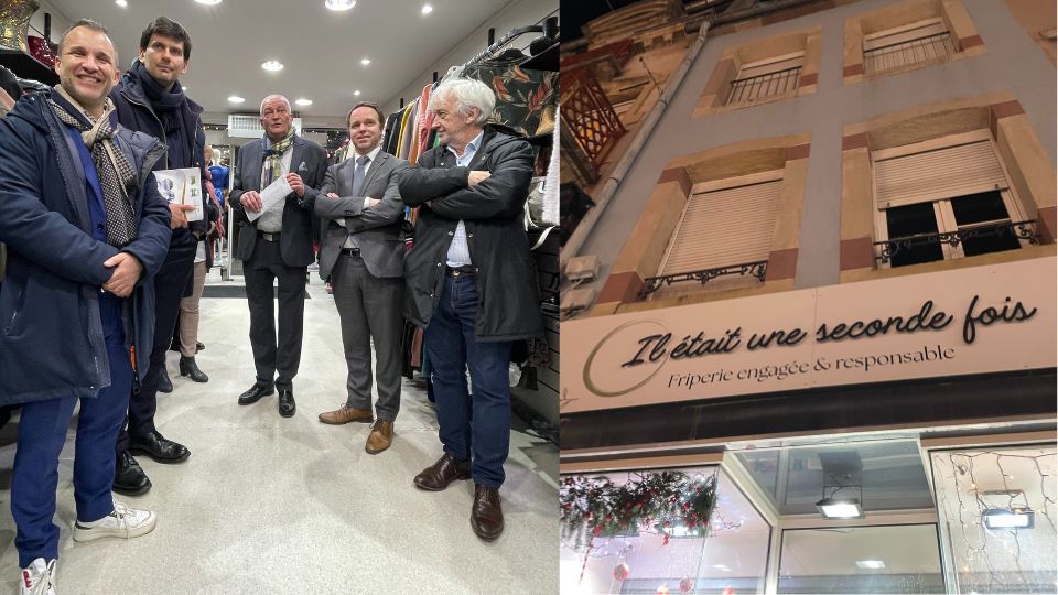 Inauguration de la friperie « Il était une seconde fois » à Remiremont : un pas de plus pour l’économie circulaire dans les Vosges