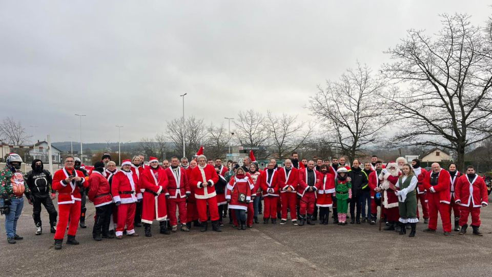 Balade des Pères et Mères Noël Motards : un élan solidaire pour la Maison d’Accueil Spécialisée d’Épinal