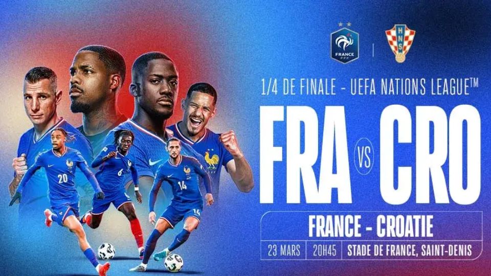 Un bus pour le match France-Croatie au stade de France